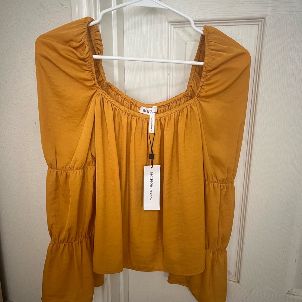 BCBGeneration Yellow Women's Blouse